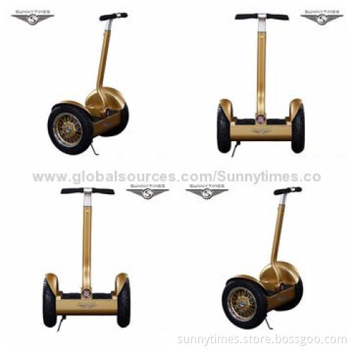 China golf electric two-wheeled self balance scooter with CE certification, golden